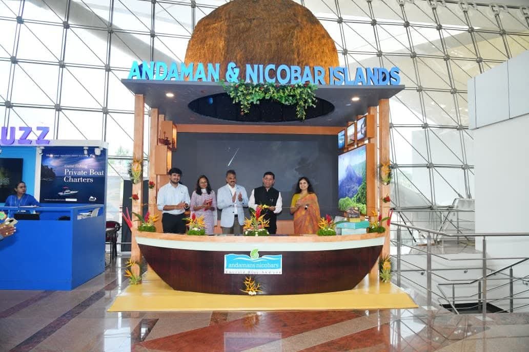 The Chief Secretary, A&amp;N Administration, Dr. Chandra Bhushan Kumar, inaugurated the newly constructed Tourist Information Counter at Veer Savarkar International Airport, Sri Vijaya Puram.