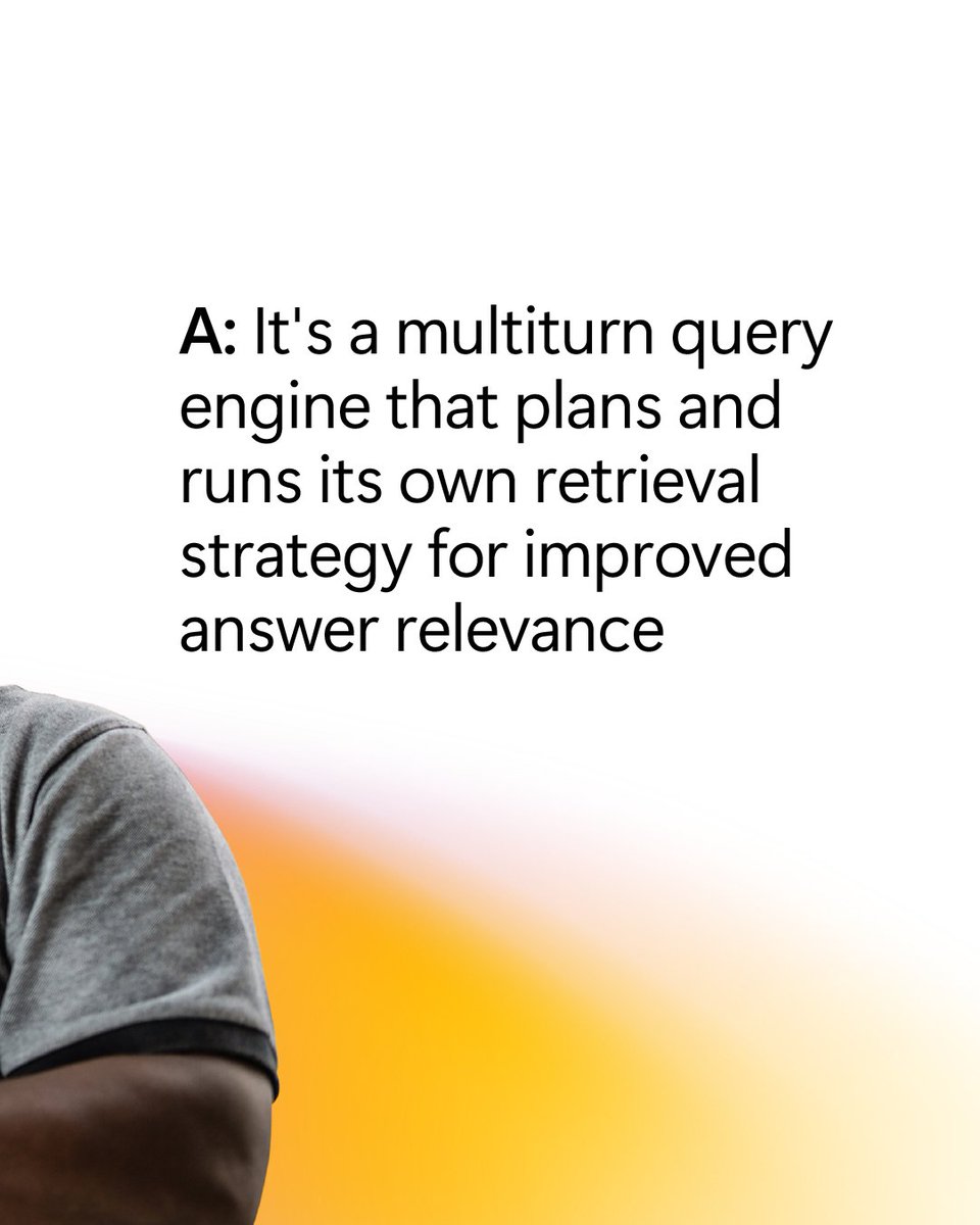 MSDevNo's tweet image. A query engine designed for agents? That&apos;s agentic retrieval in Azure AI Search. It creates and runs its own retrieval plan—improving answer relevance to complex questions by up to 40%. 
#AskAzure