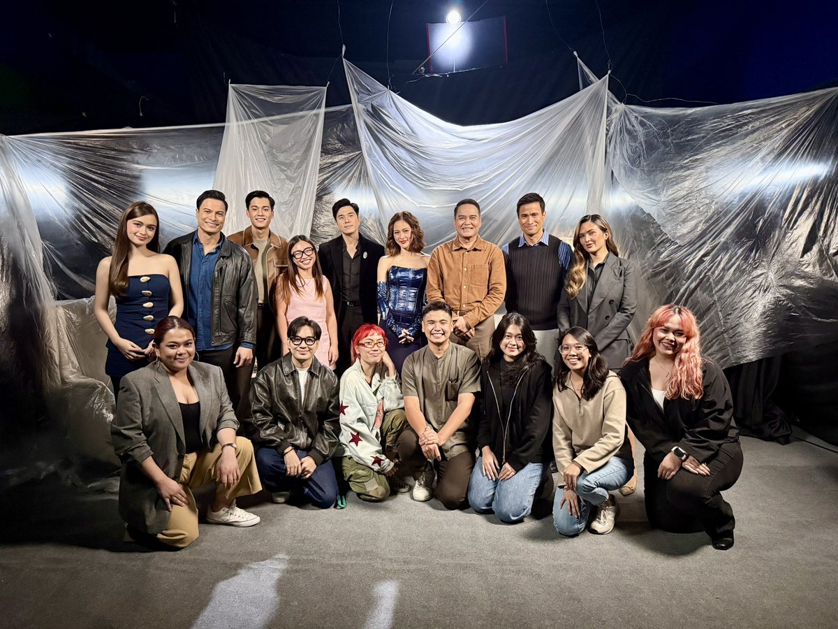 heyiamsherline's tweet photo. The chemistry of The Alibi cast is unreal 🥹💙 

So fun working with @prinsesachinita &amp; @mepauloavelino again during our social shoot + meeting the rest of the amazing cast!

The Alibi premieres Nov 7, 6PM on @primevideoph, 2 new episodes every Friday! 🎬 #TheAlibiOnPrime https://t.co/LGS1R89bNg