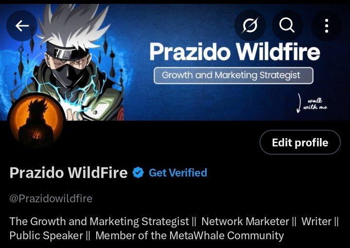 Rebranded ‼️
Let's do great things.

I've not been the best here, I don't know much, I've not been very consistent... Buh right now?
We are doing great things!

If you're ready to do great things, drop a comment lfg 🚀 

I am Prazido WildFire 🥷🤍