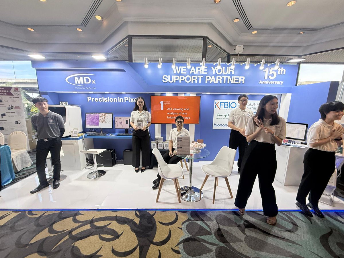 ASImaging's tweet image. ASI is represented this week by MDX Thailand at #APIAP2025 in Bangkok.
See our digital pathology solutions - from WSI to IHC &amp;amp; FISH analysis with integrated workflows.

Because Every Diagnosis Counts.

#DigitalPathology #FISH #IHC #LabInnovation #ASI