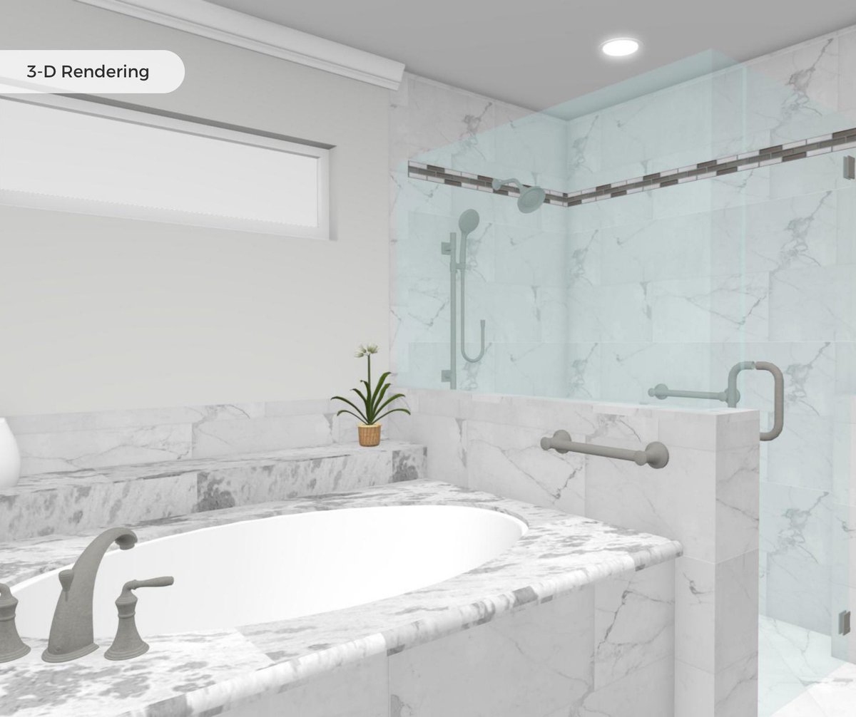 A serene escape, right at home!🛁 

#Remodeling #BathroomRemodel #DesignBuild #InteriorDesign #DFWRemodeling #ArlingtonRemodeling #FortWorthRemodeling #ColleyvilleRemodeling #SouthlakeRemodeling #NRHRemodeling #HurstRemodeling #BedfordRemodeling #EulessRemodeling