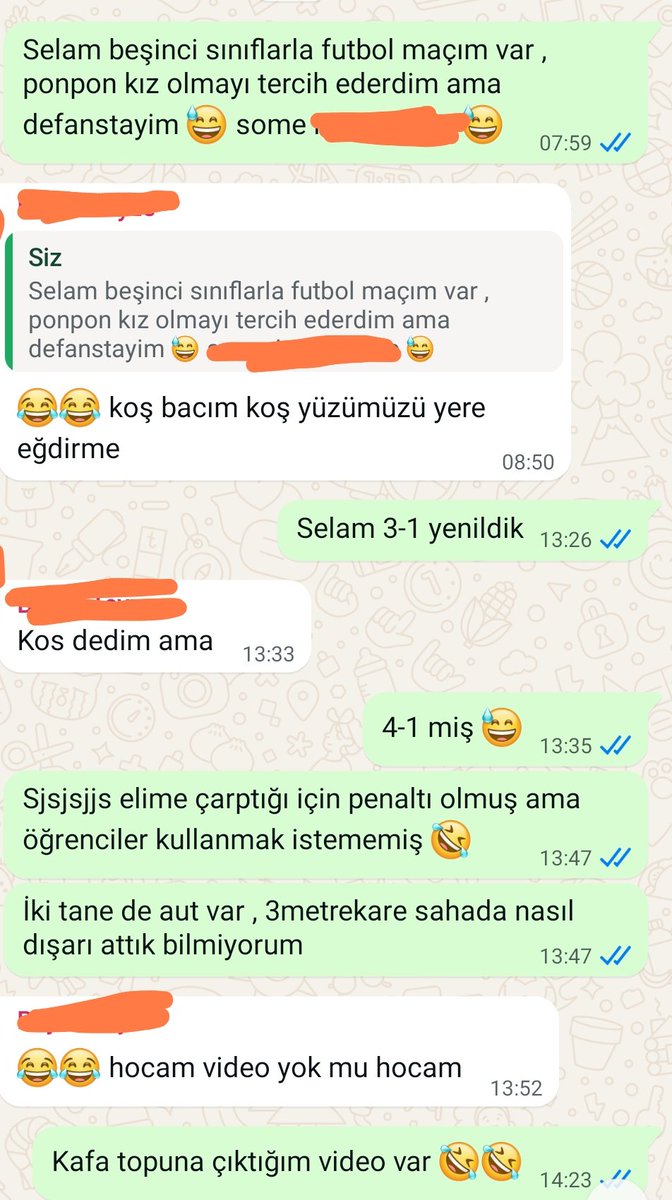 Şu konuşma 😅