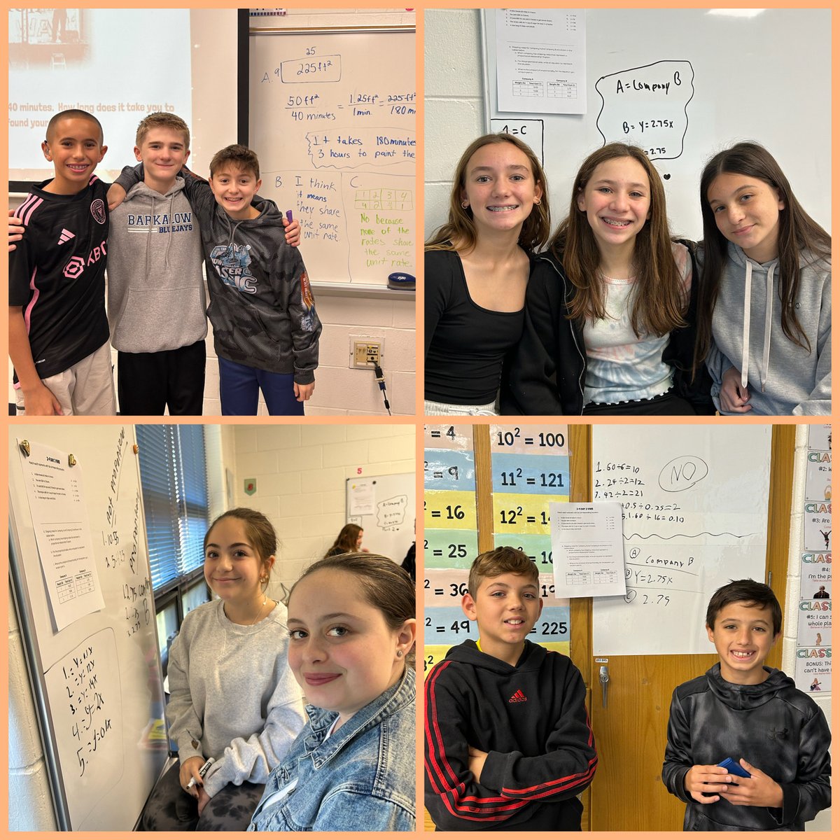 MathMahoney's tweet photo. Proud of their hard work this week! @CTBarkalow https://t.co/uoTn89G6FK
