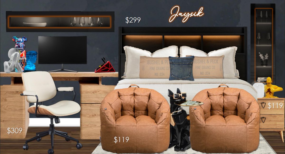 A teen room redesign for the low... I had a good time wtih this one. This tween is going to go nuts.  #InteriorDesign #Nicosso #Architecture #TeenRoom #tweendesign