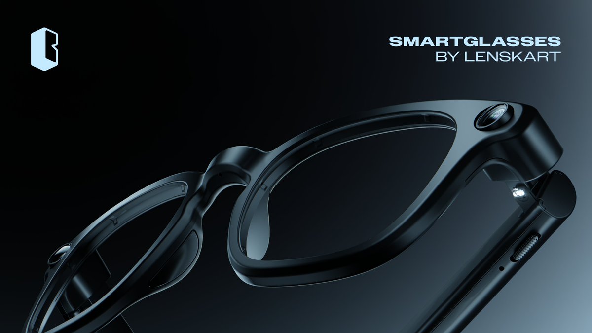 stufflistings's tweet photo. These are the B by Lenskart smartglasses.

Aimed to rival the Meta Ray-Ban glasses.

- Will feature the same Snapdragon AR1 Gen 1 chip as the global AR devices
- Lenskart will open the smartglasses to software developers in India
- That means that Indian devs will be able to build their own apps on top of the existing ones - fitness, food delivery, payments, entertainment, and more
- ⁠Will support UPI payments in India

In a nutshell, instead of being just eyewear with a camera, these glasses will keep getting new features and use cases. Interesting stuff indeed.

Will buy them soon and will definitely start testing them ASAP 😍