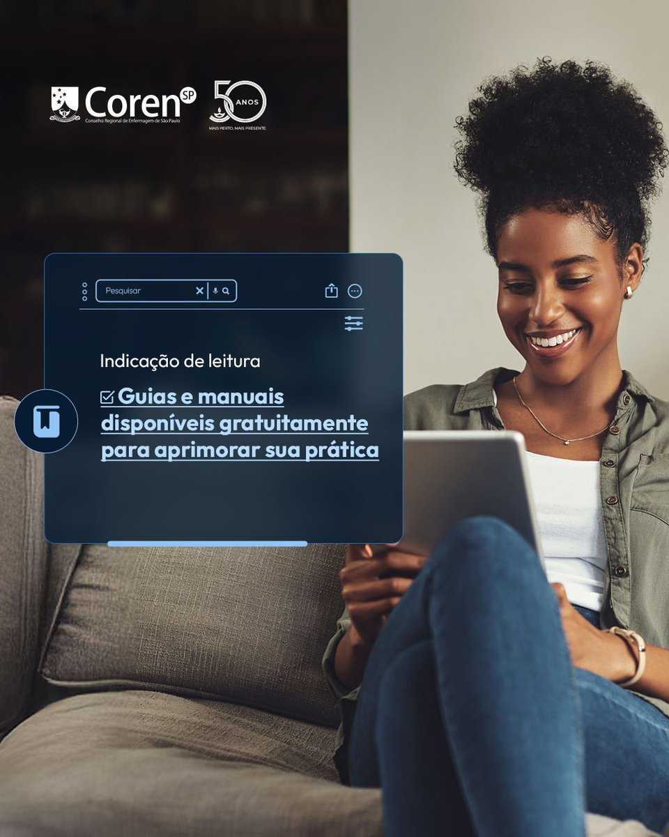 corensaopaulo's tweet image. O Coren-SP disponibiliza livros gratuitos para consulta, com conteúdos que auxiliam na atualização e qualificação dos profissionais de enfermagem.

📚 Acesse, estude e amplie seu conhecimento: portal.coren-sp.gov.br/publicacoes

#corensp #livros #enfermagem #qualificacao #educacao #leitura