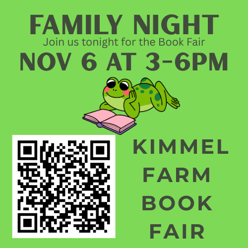 There’s nothing better than books and family time! 💕
Join us for Family Book Fair Night, where stories come to life and readers of all ages can explore new adventures together. Don’t miss it — adventure awaits in every book!