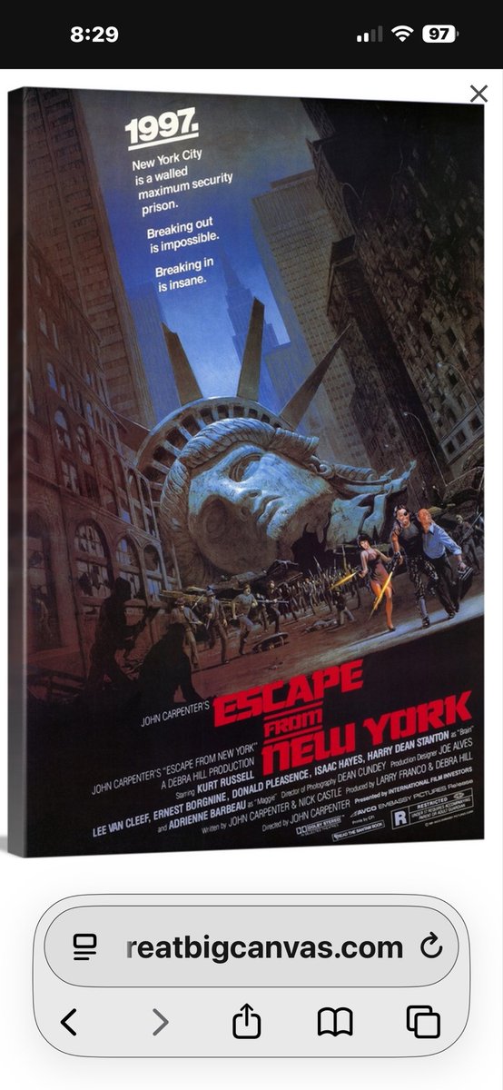 Chad09's tweet photo. @nypost I can’t believe someone hasn’t done work with this old movie poster https://t.co/6bO6K7lqQl