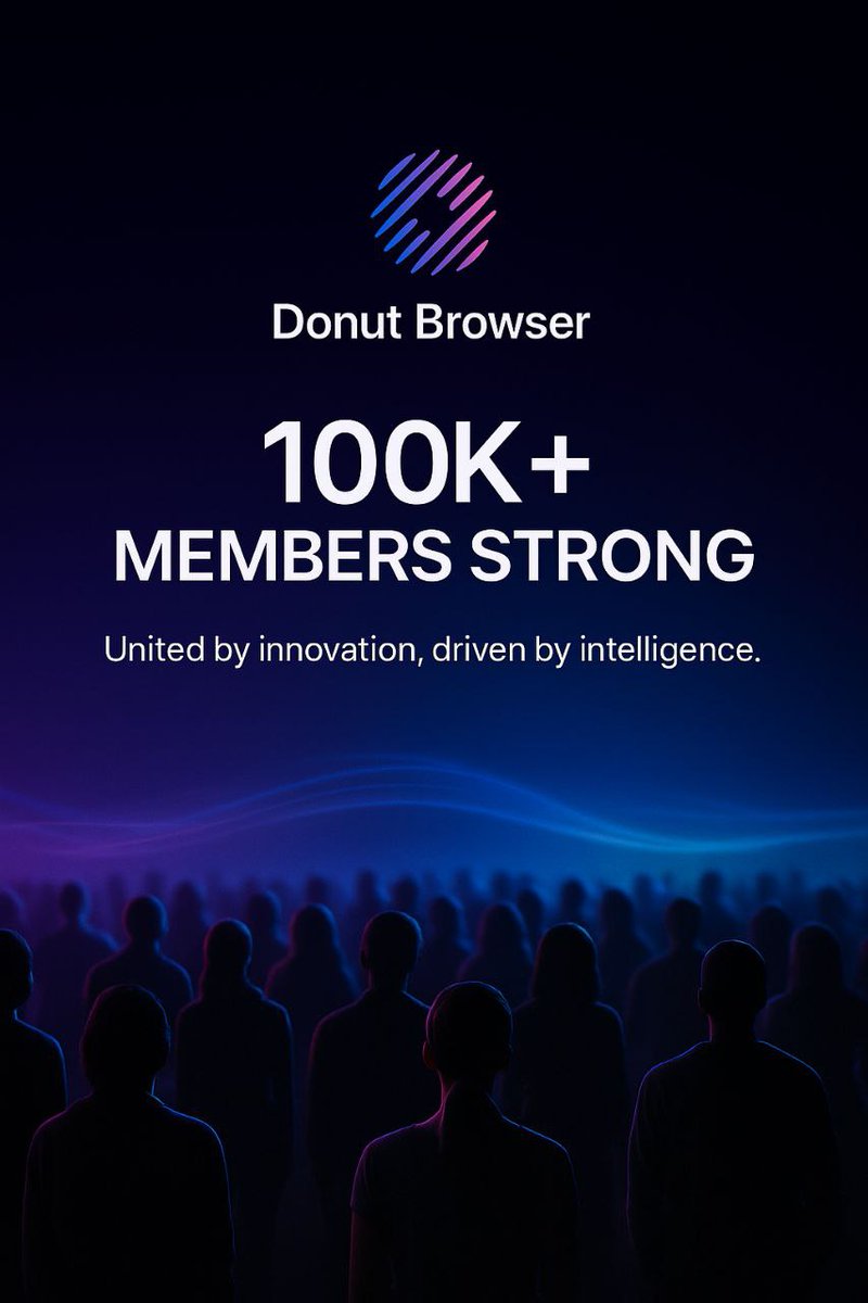 Mannaofficall's tweet image. From vision to reality. 

@DonutBrowser the world’s first agentic crypto browser.

Fast. Smart. Agentic.

100K+ visionaries. $22M raised.

Built by dreamers. Powered by intelligence.

Money doesn’t sleep. Neither do we.