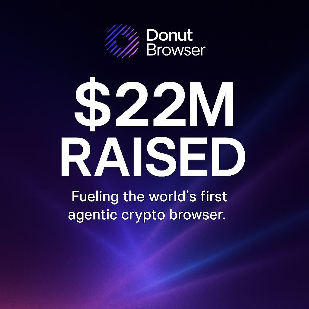 Mannaofficall's tweet image. From vision to reality. 

@DonutBrowser the world’s first agentic crypto browser.

Fast. Smart. Agentic.

100K+ visionaries. $22M raised.

Built by dreamers. Powered by intelligence.

Money doesn’t sleep. Neither do we.