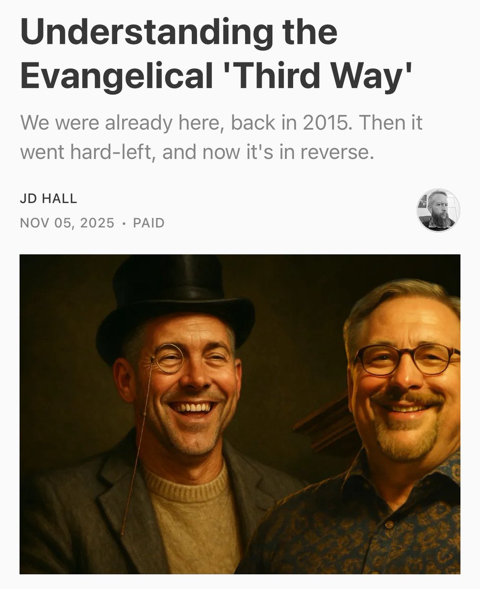LostMyHats's tweet image. “By the early 2000s, evangelical leaders had begun to tire of being mocked as backward or bigoted. The media caricatured Bible-believing Christians as ignorant and angry, and many young pastors wanted a way to keep their faith while staying respectable. They found their answer in…
