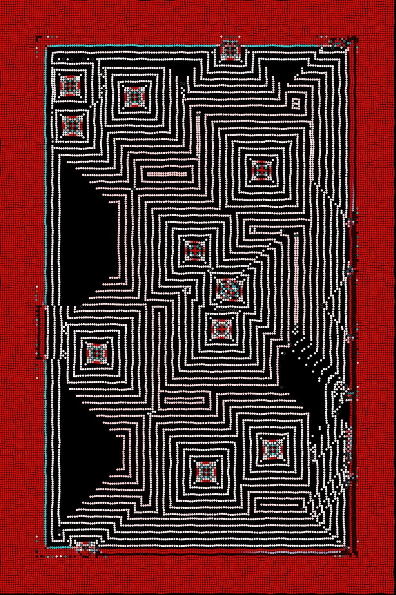 Reptile_tez's tweet image. &quot;Continuum&quot; #26 collected by 🙏💚 dear @zlaserrr

Big thanks! 🫂

#generative #p5js #creativecoding
📎↓ @objktcom