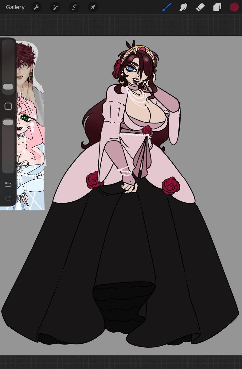 Weeping_dov3's tweet image. I was like let’s make her look kinda like her daddy and I went 90% like him instead