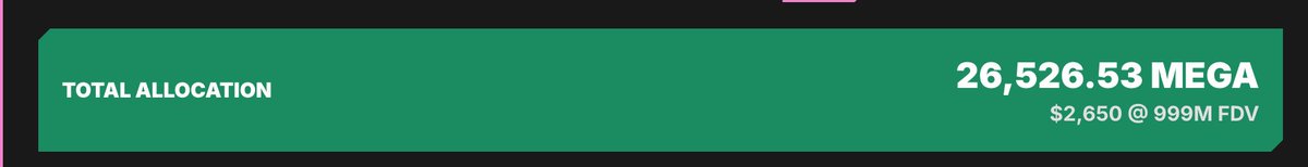 weeee thanks <a href="/megaeth/">MegaETH</a>!!
got myself a smol allocation

check yours here:

fluffle.tools/allocation