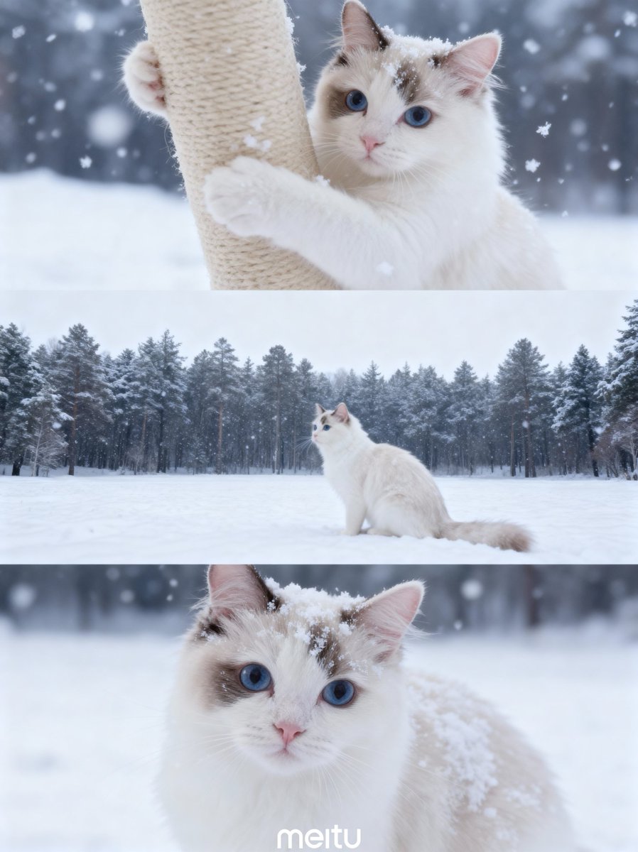 nanyan_aden's tweet photo. 流行りのやつをうちの世界一可愛い生き物で( ΦωΦ )🐾
しらら雪野原で爪とぎ持ってるの可愛すぎるwww
#ねこのいる幸せ https://t.co/gSoiyNRr2Y