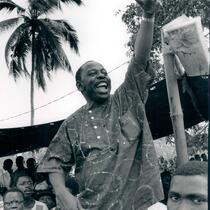 This month is the anniversary of the death of Nigerian activist Ken Saro-Wiwa.  Check out his collection in Maynooth University's Digital Library: maynoothdigitalcollections.ie/islandora/obje…