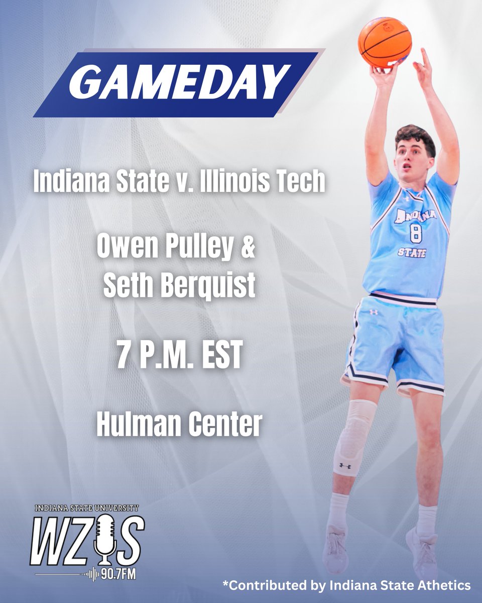 Home opener at the Hulman Center tonight as <a href="/IndStBasketball/">Indiana State Basketball</a> takes on the Illinois Tech Scarlet Hawks! Tune into 90.7 or open up the WZIS-FM app to get all the action from <a href="/owenpulleymedia/">Owen Pulley</a>  and <a href="/berquistmedia/">Seth Berquist</a>.