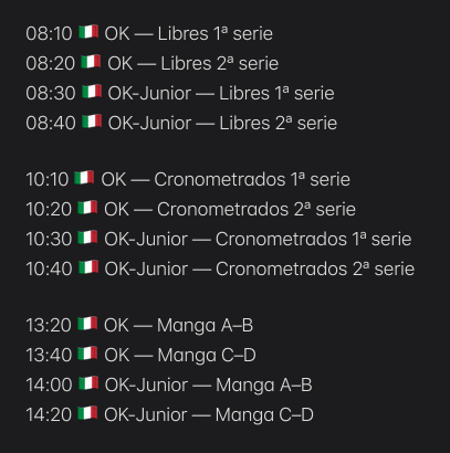 molinajorget's tweet photo. 📅 Viernes 7 de noviembre — WSK Final Cup 🟦
#WSKFinalCup #OK #OKJunior #Karting #Franciacorta #Motorsport https://t.co/dG0fgxdXvX