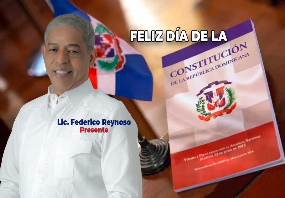 Hoy, 6 de noviembre, celebramos el Día de la Constitución Dominicana.
Como dominicano, me llena de orgullo conmemorar esta fecha que simboliza los valores de libertad, justicia y soberanía que dieron origen a nuestra República.