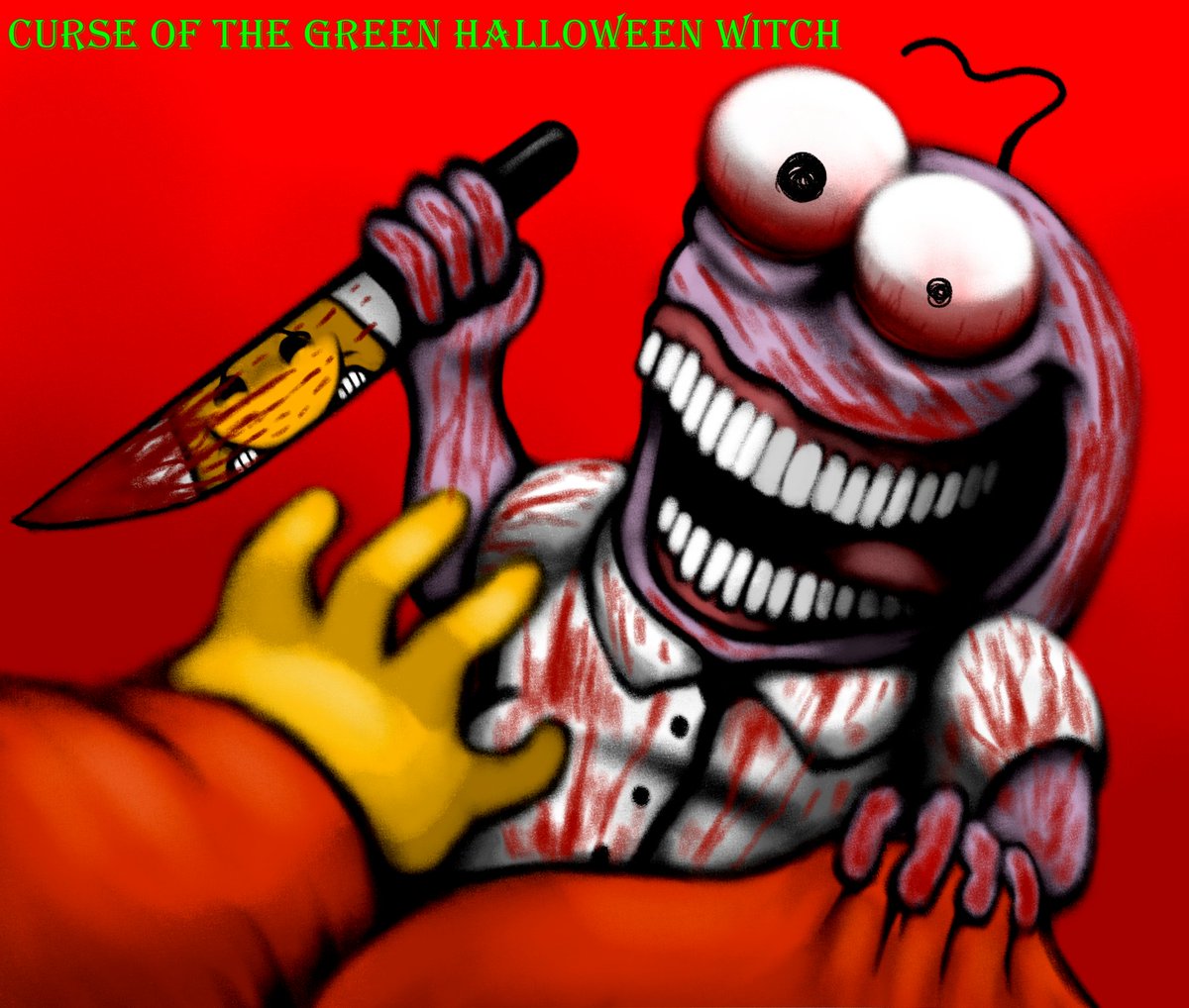 Charcoalman2's tweet image. Smiling Friends

#Horrorart 
#Smilingfriends 
#Pim