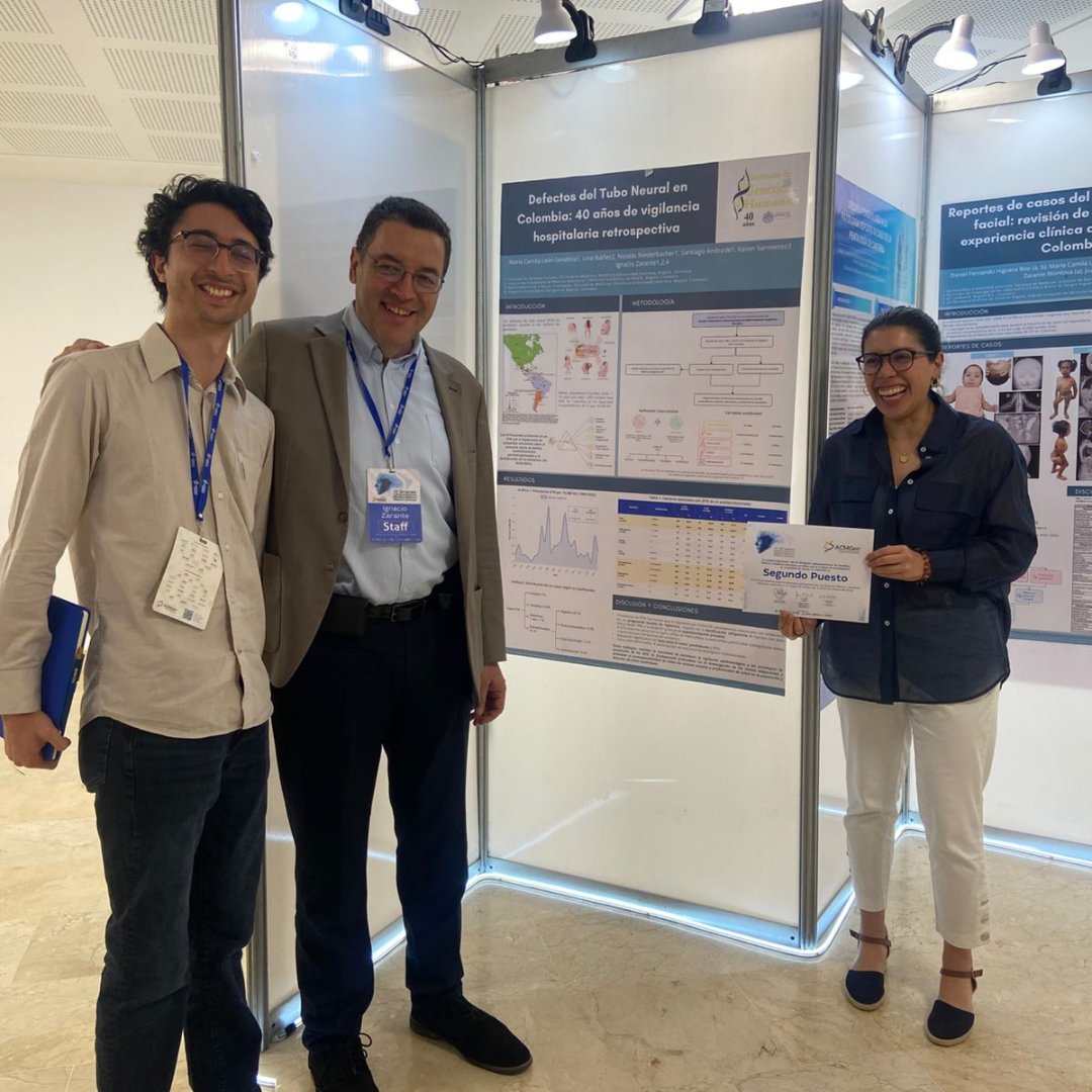 El pasado mes de octubre, residentes de la Especialización en Genética de la Universidad participaron en el VII Simposio Latinoamericano de Genética Médica, realizado en la ciudad de Pereira. En esta ocasión, presentaron 5 trabajos de investigación. ✅