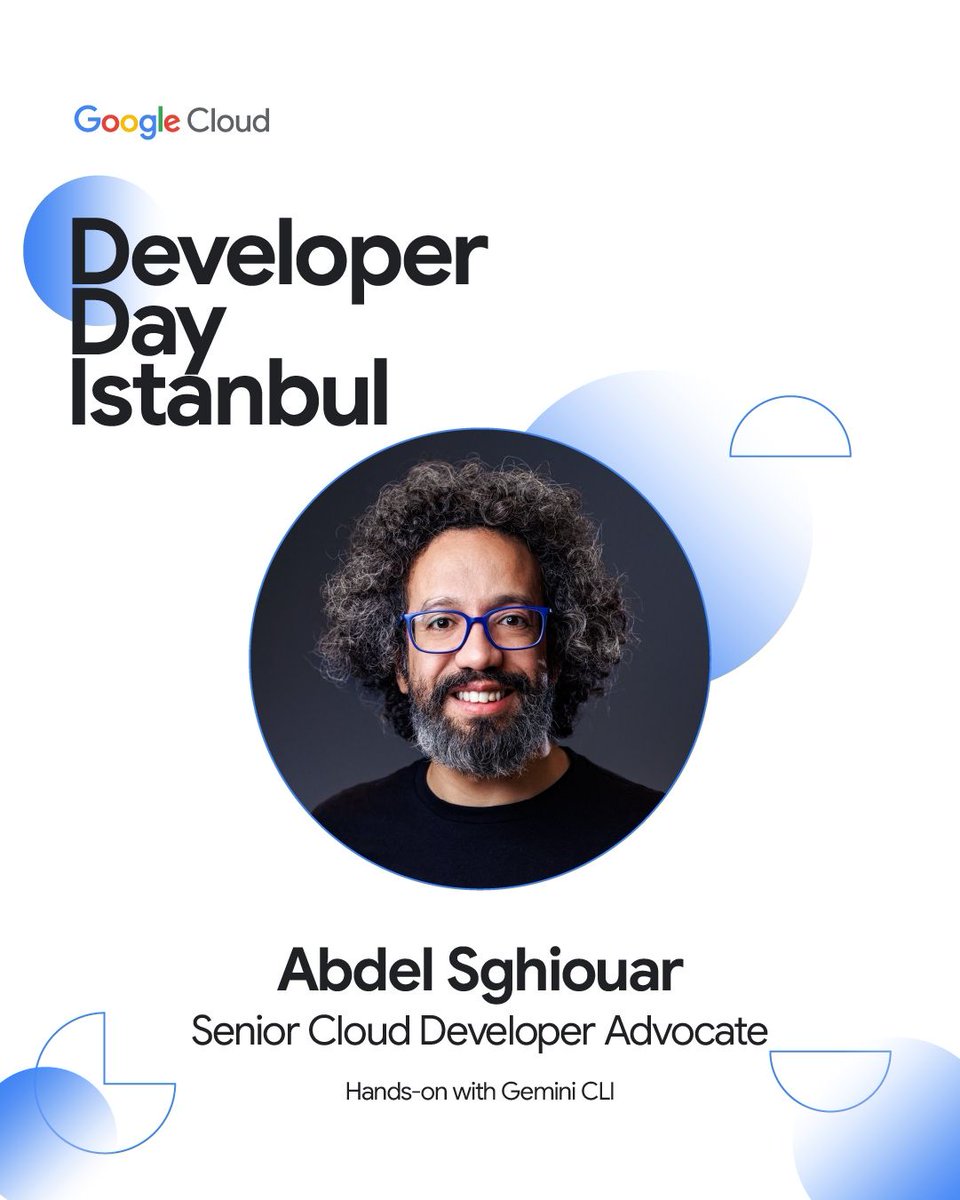 boredabdel's tweet image. Made it to Istanbul 🇹🇷🤙

See you tomorrow for a day full of learning 🤓

If you are coming don&apos;t forget your laptops 💻 and chargers 🔌 We have 3 hands-on sessions 🙌

#GoogleCloud #GoogleForDevs #GenAI #Gemini