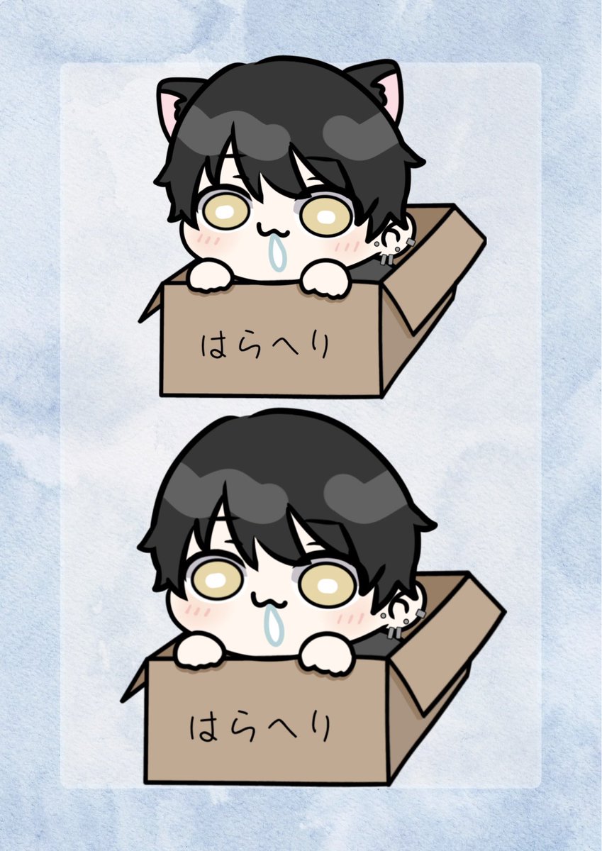 sakeno_chama's tweet photo. れいくん⋆⸜⸜@Lei_L2D ⸝‍⸝‍⋆

絶対に描こうと思ってた
はらへりシリーズのやつやっとかけた🐱 https://t.co/nX6FTnrG0T