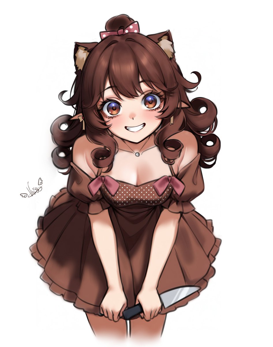 ViviriaStudio's tweet image. Smile 😃.. come here..🔪💕
Sketch commission ✍️