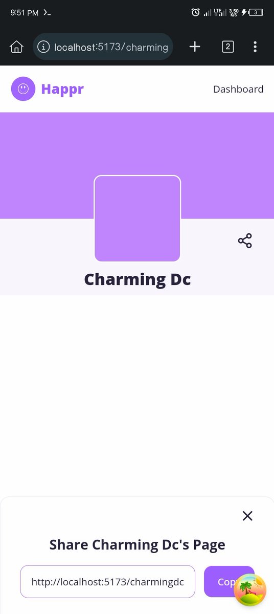 Charmingdc01's tweet image. Still cooking @happrhq  with @TuoyoS26091 🔥

Just finished designing the last page and added QR code generator so users can share their pages easily.
Moving into the functional phase, time to bring the UI to life.

Before 🫲🏽🫱🏽 After