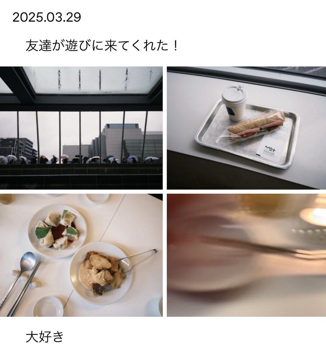 書き溜めていた日記から厳選した日記だけを載せるnoteアカウントをつくりました🪄　公には載せないですが知りたい方がいればリプかDMください~🍐

▼これは中身のない日記の一例（基本は写真じゃなく思考の垂れ流ししてる）