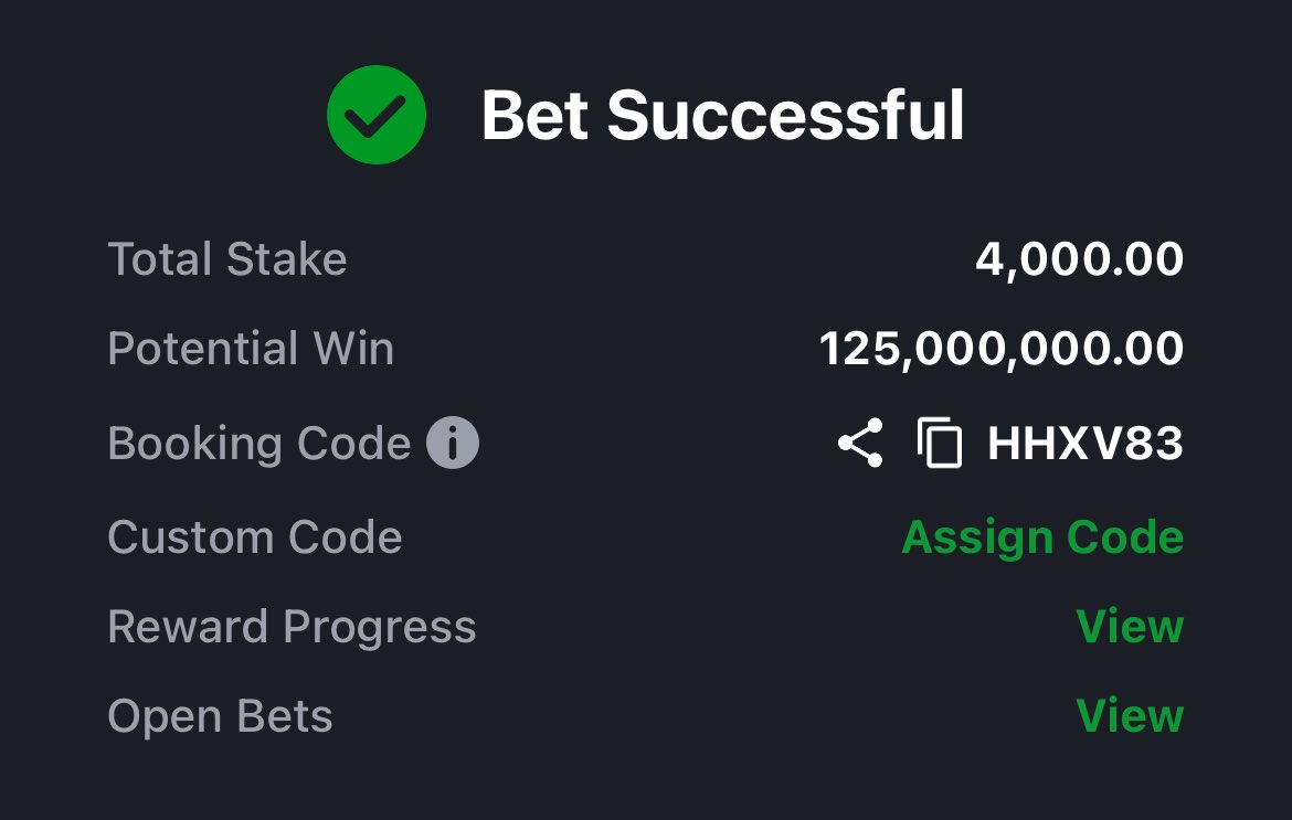 NizTips's tweet image. HHXV83