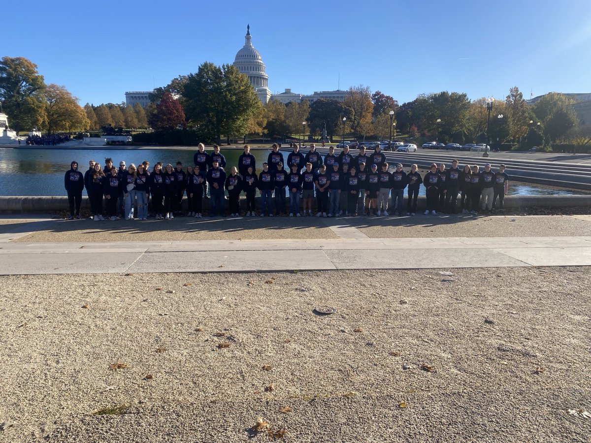 Day 2 of Westwood Football DC trip!   We will meet with Senator Grassley soon.