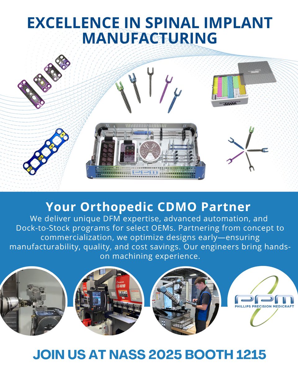 ☑ Unlike traditional CMOs, our engineers at PPM bring hands-on manufacturing experience to the table. We optimize designs early on to ensure manufacturability, cost savings, and compliance with quality standards. Join us at NASS 2025 and meet our team. calendly.com/ppm2025/30min
