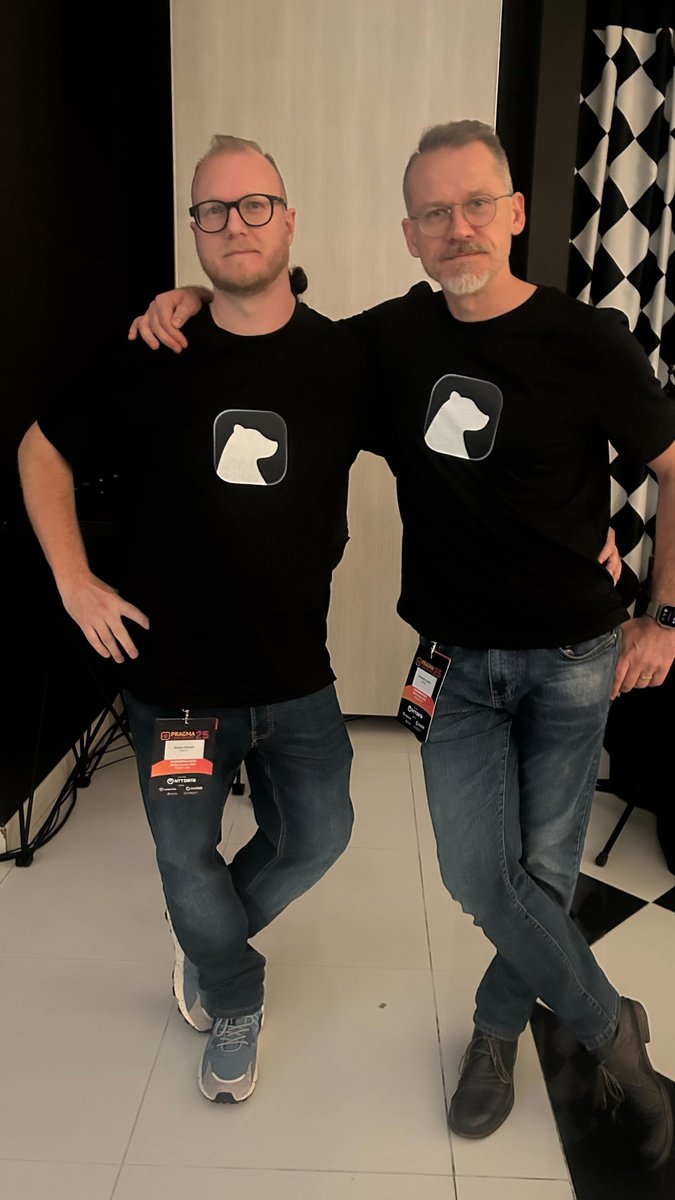 BearNotesApp's tweet image. #BearNews We were honored to speak at the Pragma Conference in Bologna 🇮🇹

Our co-founders Matteo and Konstantin shared how rare edge cases helped make Bear even faster. 

Every challenge teaches us something new, and your feedback makes Bear even better for everyone! 🐻❤️