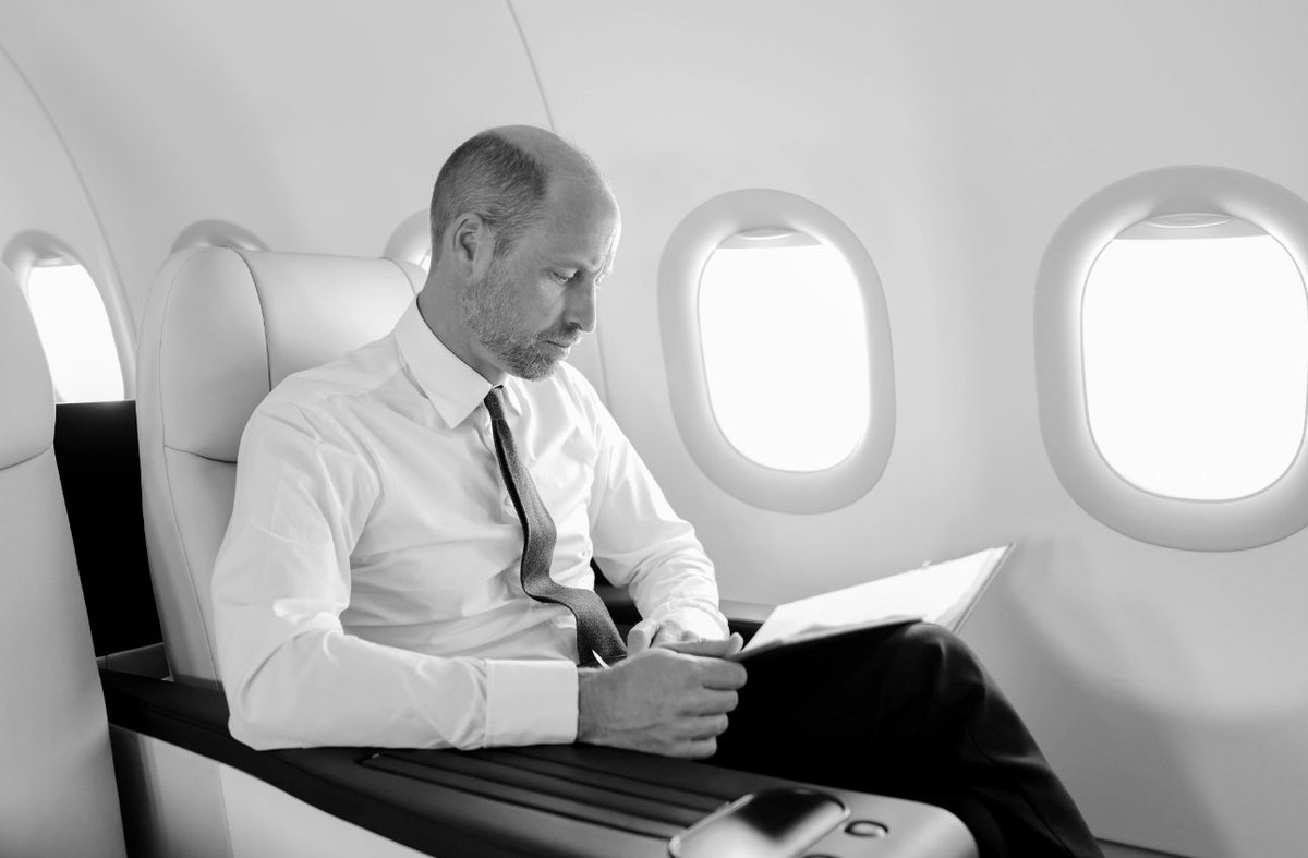 Prince William preparing for his speech ❤️