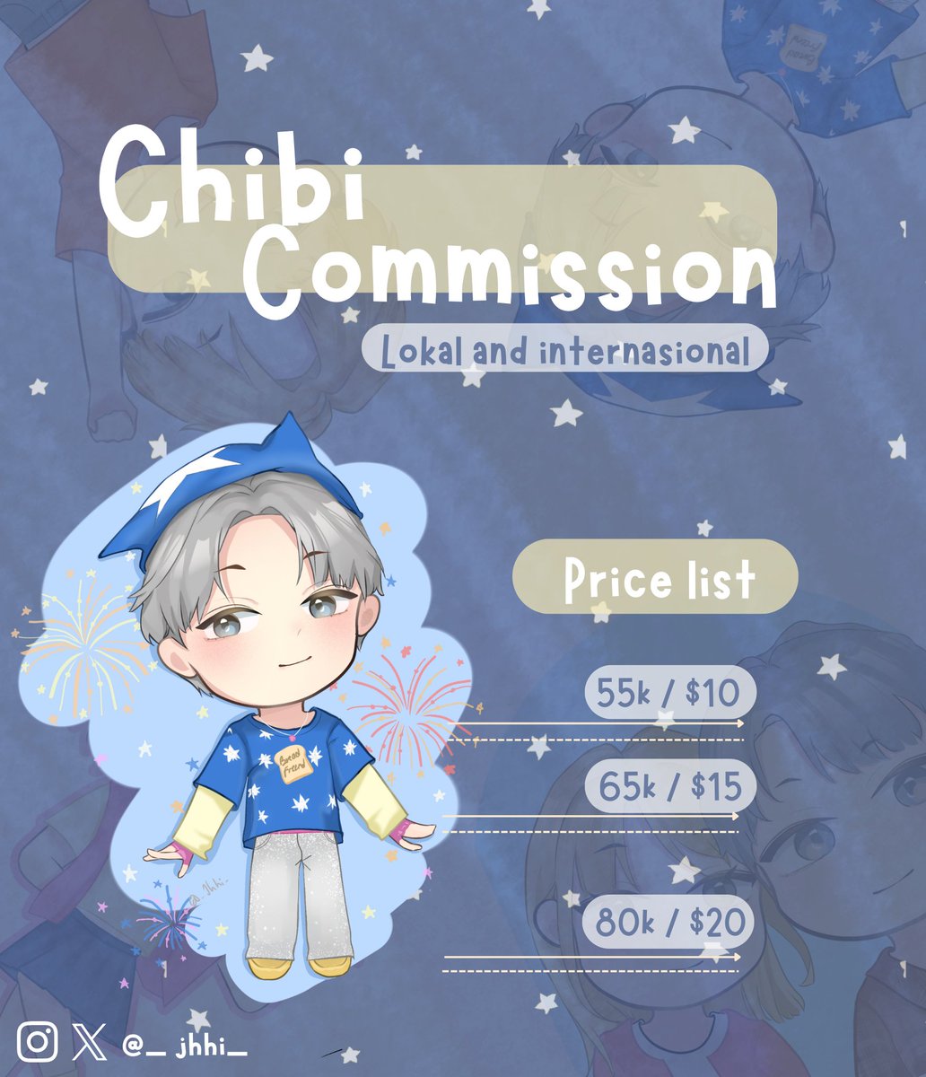 _jhhi_'s tweet image. Chibi commission open ✿
[ ♡ + ↻ are really appreciated ]

I&apos;m opening commission chibi for both lokal and internasional client!😸
Vgen link : vgen.co/Jhhi

Feel free to DM me if you&apos;re interested 💌

#commsart #opencommissions #VGenComm #commissionopen