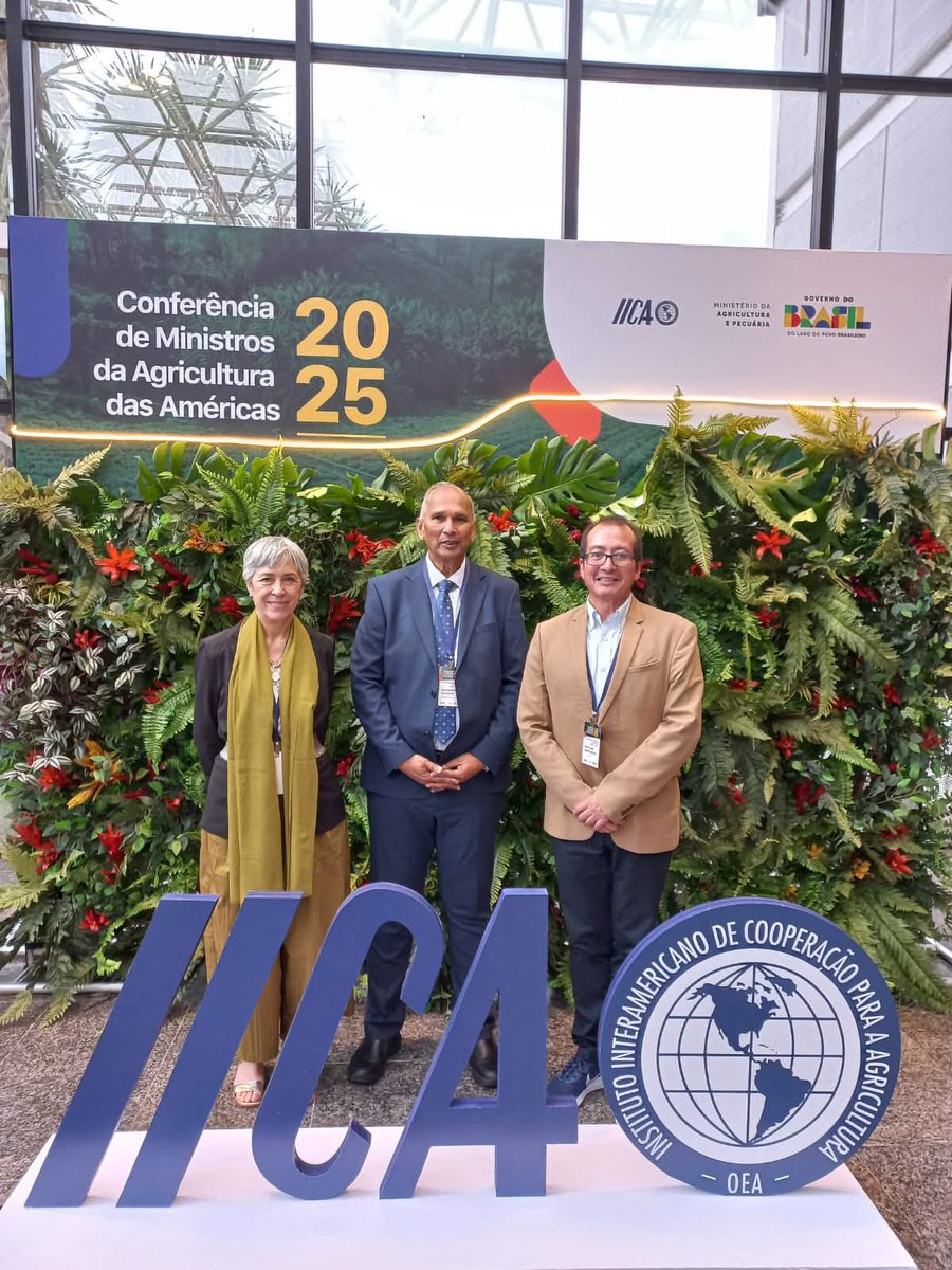 #Brasil 🇧🇷 |  🤝En la #JIA2025 reafirmamos nuestro compromiso con una agricultura orgánica sostenible para las Américas. Un espacio de diálogo, cooperación y futuro para promover sistemas agroalimentarios más sanos y responsables. 
#CIAO