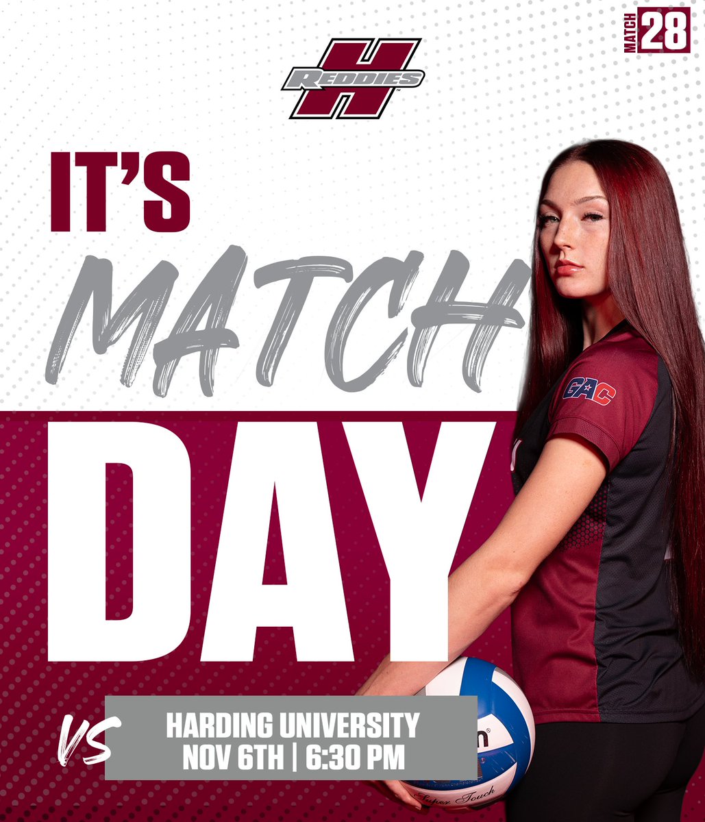It’s go time. 🕡

The Reddies are back on their home floor tonight taking on Harding!

🆚 Harding University
🏟️ Duke Wells Center
📍 Arkadelphia, AR
🕡 6:30 PM CST
📊 hsusports.com/coverage

#NoMereBeast