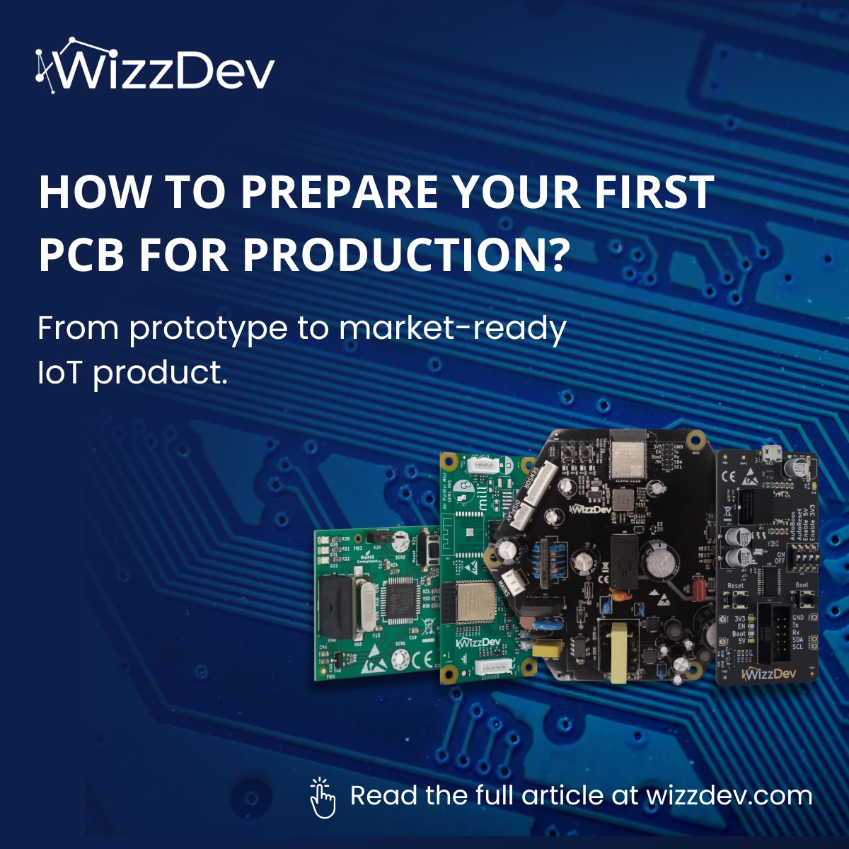 wizz_dev's tweet image. Prototypes use off-the-shelf components, but these limit scaling and bloat costs. Move to custom PCBs for control over size and features. 

Read our guide on preparing your PCB for production.
wizzdev.com/blog/how-to-pr…

#CustomPCB #HardwareDevelopment #IoTDesign #WizzDev