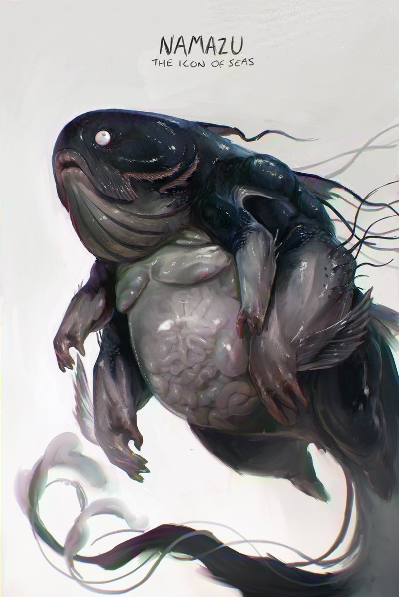 Poisoned 

Icon of seas from my ‘definitely a romance’ novel.
He didn’t always look this way. He was living his best life in the deep seas. Much like a blob fish; the extreme pressure changes he endured when surfacing has caused bloat.