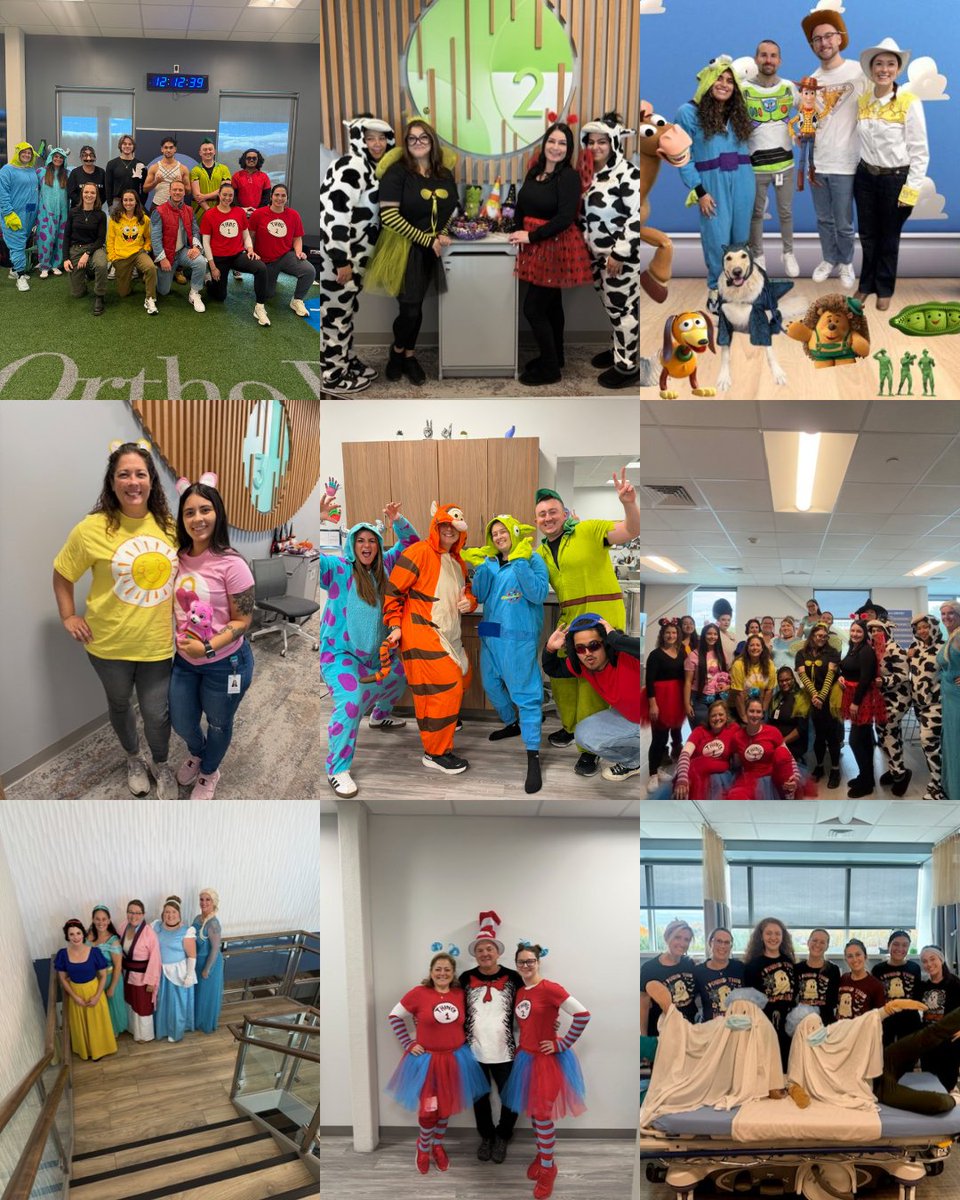 The Ortho RI team got into the Halloween spirit last week with their most creative costumes! It’s great to have a team that comes together to make our patients smile.