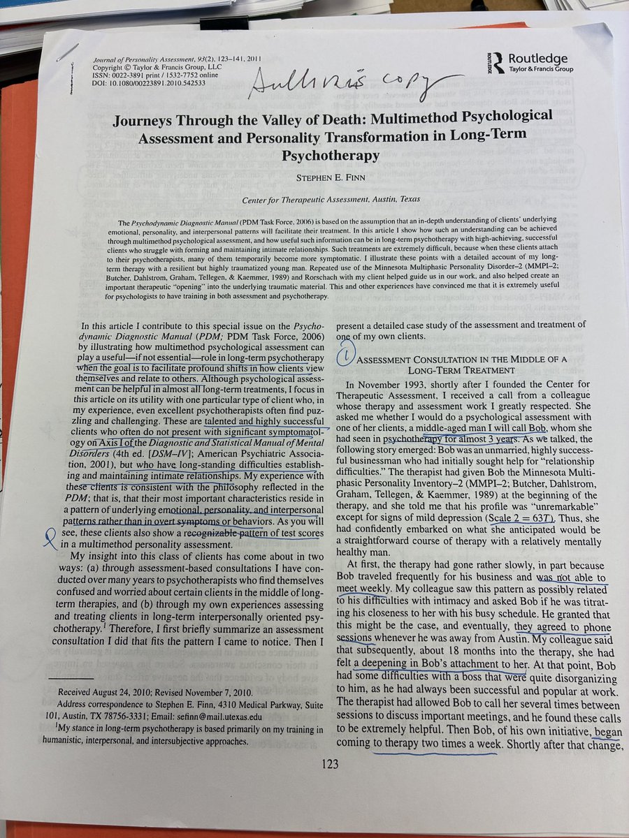 No greater praise hath any undergraduate than this:

“Do you have any other articles by Stephen Finn I could read?”