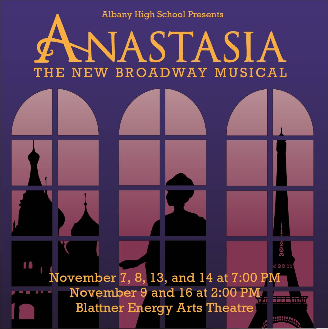 ISD745's tweet image. Don't miss this amazing musical this weekend!  Nov 7/8 at 7 PM and Nov 9 at 2PM
🎟️ Tickets for Anastasia are now on sale! Grab yours here: vancoevents.com/us/DHOR
✨ Please note:
General admission seating (first-come, first-served, not assigned seats)
Purchase tickets online in