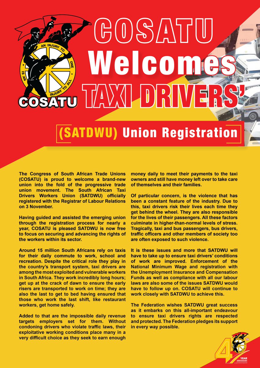 COSATUSSONLINE's tweet image. 