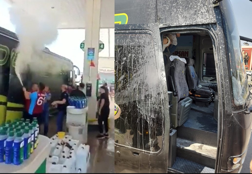 🔹🔸15 Mayıs 2022'de Fenerbahçe taraftarının içinde bulunduğu otobüse, Trabzonspor formalı holiganlar tarafından gerçekleştirilen saldırı ardından yakalanan faillerin ve şüphelilerin ilk ifadeleri alındı. Yargı süreci bitinceye kadar da takipçisi olacağız.

#3TemmuzKumpası