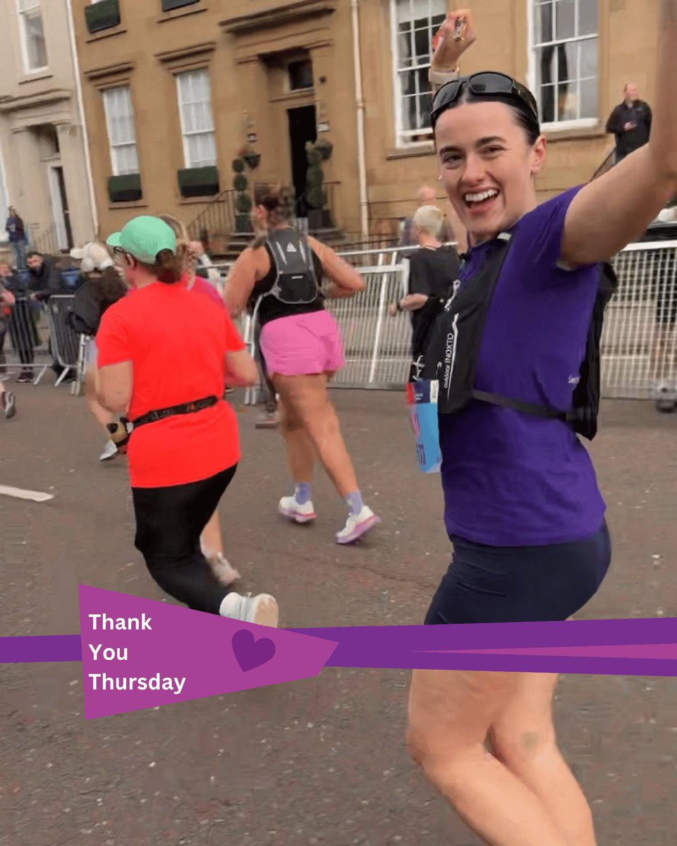 OfficialPCA's tweet photo. This #ThankYouThursday goes to our 12 amazing runners who took on the Great Scottish Run in October. 💜

Together they raised an amazing £9,000 for Pancreatic Cancer Action.

Thank you for every mile and every moment. 💜

🎖️ Register for 2026: https://t.co/zNdxxi3XHo https://t.co/MMtYZ0yrUe