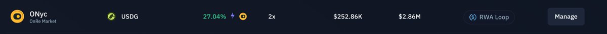 Insane yields on <a href="/kamino/">Kamino</a> right now. 

USDG and ONyc loopers are looking at 27% APY!!

USDG lenders can lend for 6% and borrow rates at below 0%!

Get paid to use your USDG with <a href="/onrefinance/">OnRe</a>!