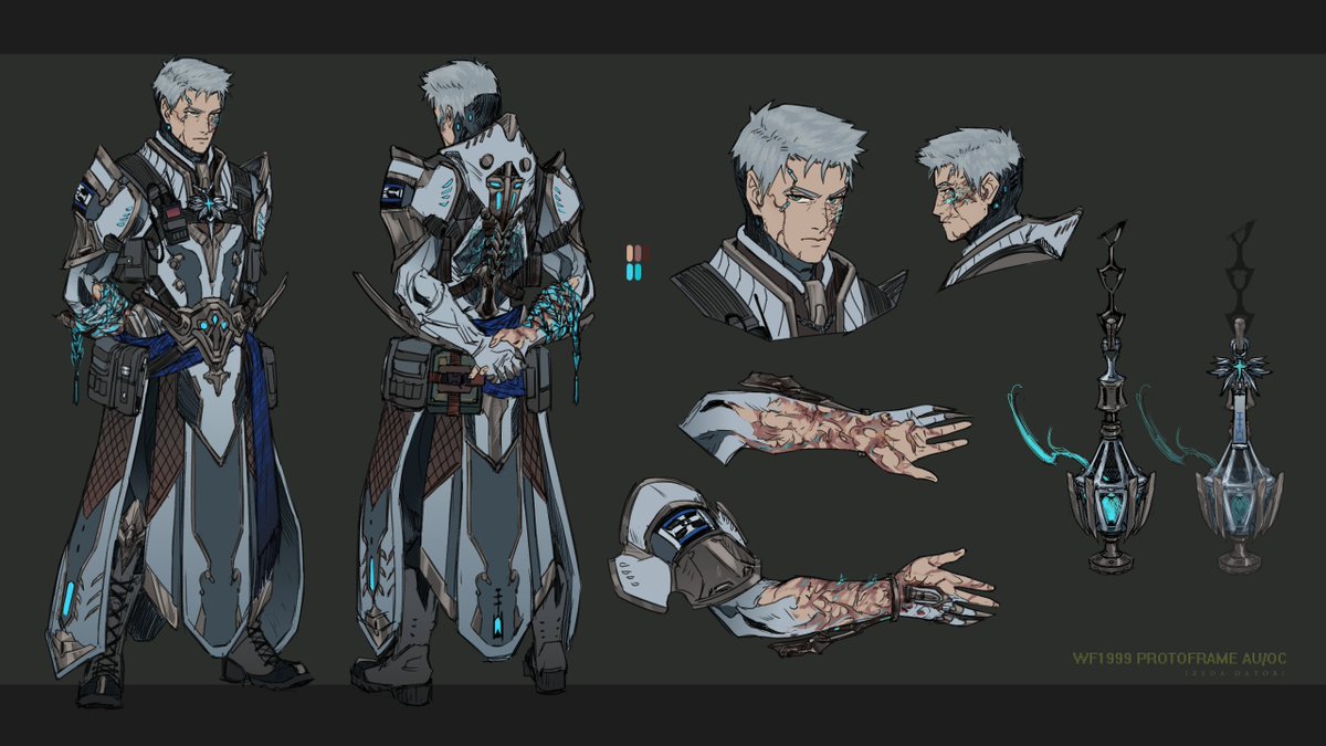 stupedadatori's tweet image. soooo...yeah-

i did a little something for @Father_of_Moths &apos;s harrow prime protoframe oc--

pretty much swimming in a lot of fun shenanigans here, shush

#Warframe #warframefanart