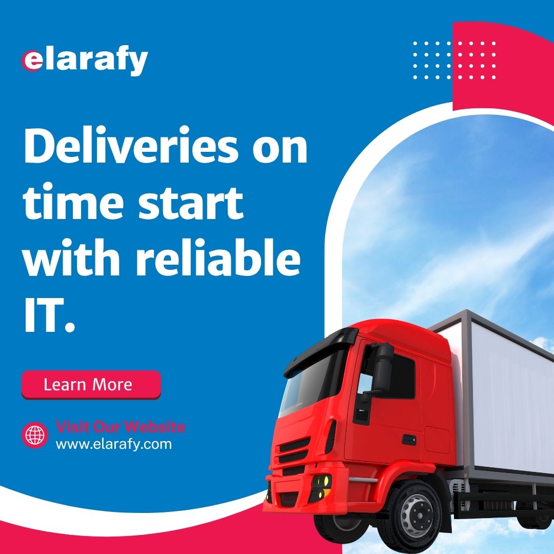 ElarafySolution's tweet image. Deliveries on Time Start with Reliable IT.

Uptime is everything in logistics; Elarify provides the monitored IT infrastructure to ensure your operations run flawlessly.

Keep your promises. Secure reliable IT for your logistics at elarafy.com

#Elarify #LogisticsIT